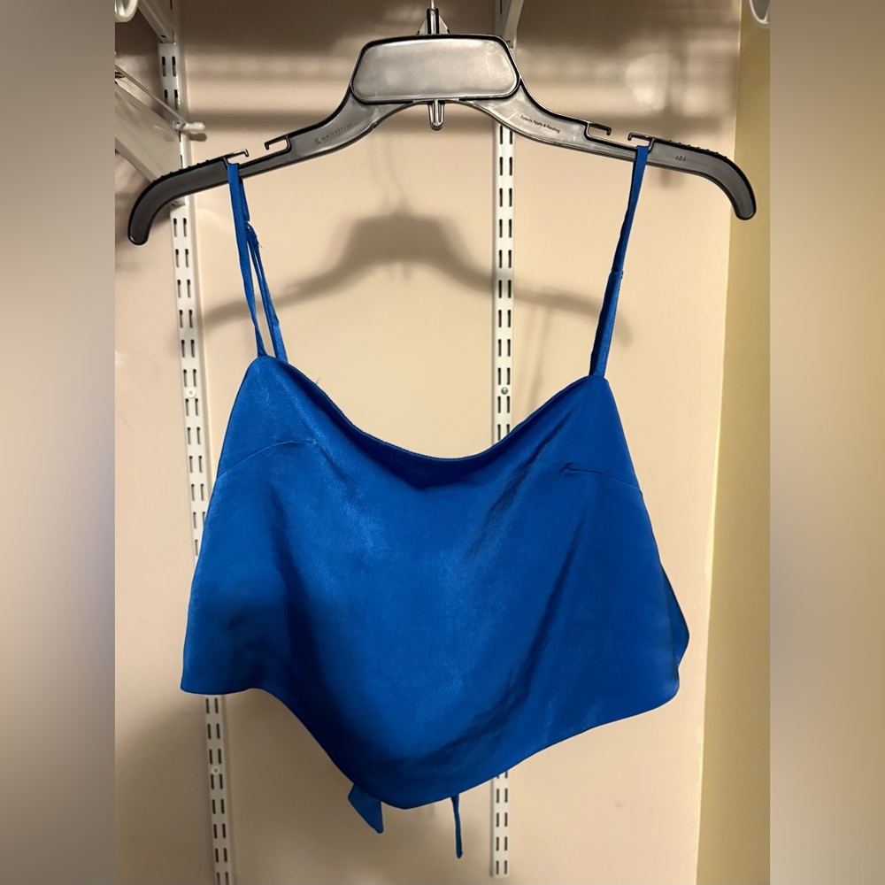 Blue Women's Crop Top